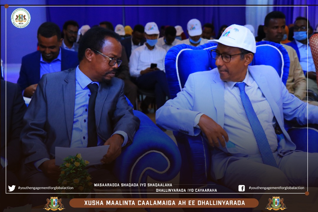 MoLYS_Puntland's tweet photo. Among the attendees of this ceremony are member of Puntland executive and legislative branches of government, CSOs, women and youth.
#Molyspl2020
#12AugustPl
#Youthday
#IYD2020 https://t.co/5qyjnZ66D9