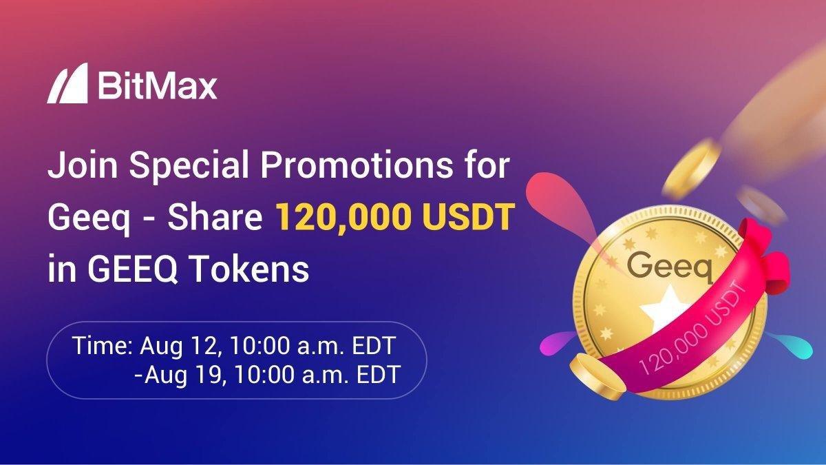 🚀#Airdrop GEEQ x BitMAX
💲 Reward: 1 GEEQ ($4.45 now)

▪️ Register bit.ly/3kLwYmz
▪️ Follow <a href="/GeeqOfficial/">Geeq</a> &amp; @BitMax_Official 
▪️ Retweet x.com/BitMax_Officia…
▪️ Join TG t.me/GeeqOfficial &amp; t.me/BitMaxioEnglis…
▪️ Fill form jinshuju.net/f/C0oCpI