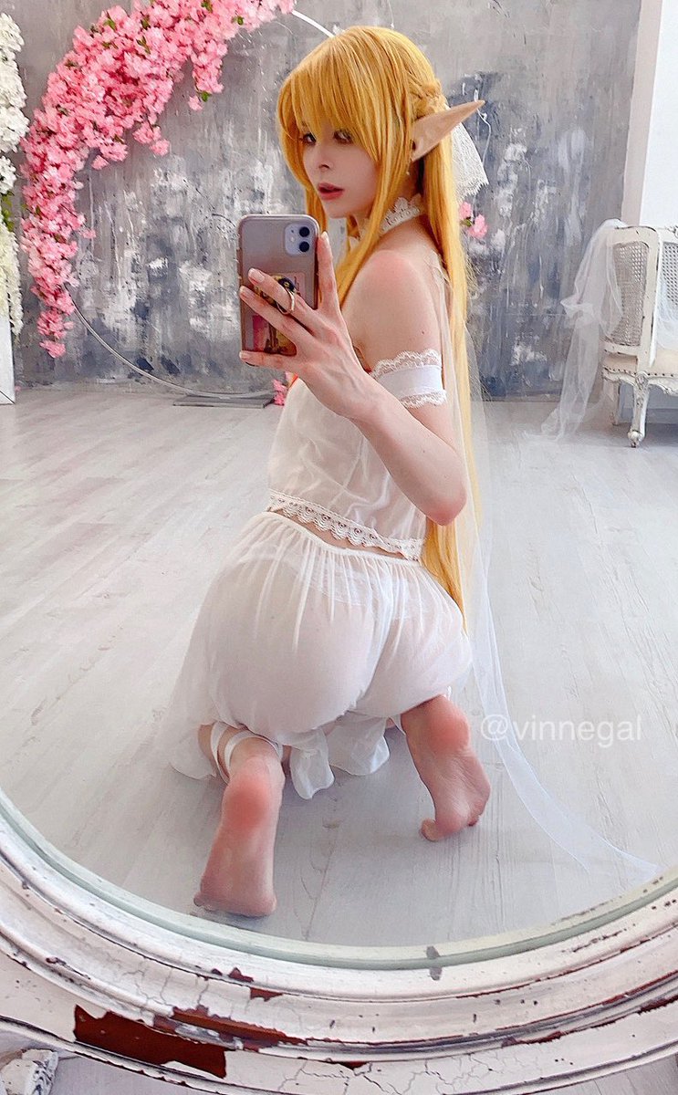 Vinnegal's tweet photo. Do you believe in fairies? ✨

If you do, then Asuna Yuuki as fairy queen Titania is perfect for you as the second patreon reward! 💖

Have you watched SAO? If yes, what’s your favorite arc? (I loved the Aincrad one btw, but couldn’t resist this Fairy Dance themed lingerie 😂) https://t.co/h7fhfVp6Ko