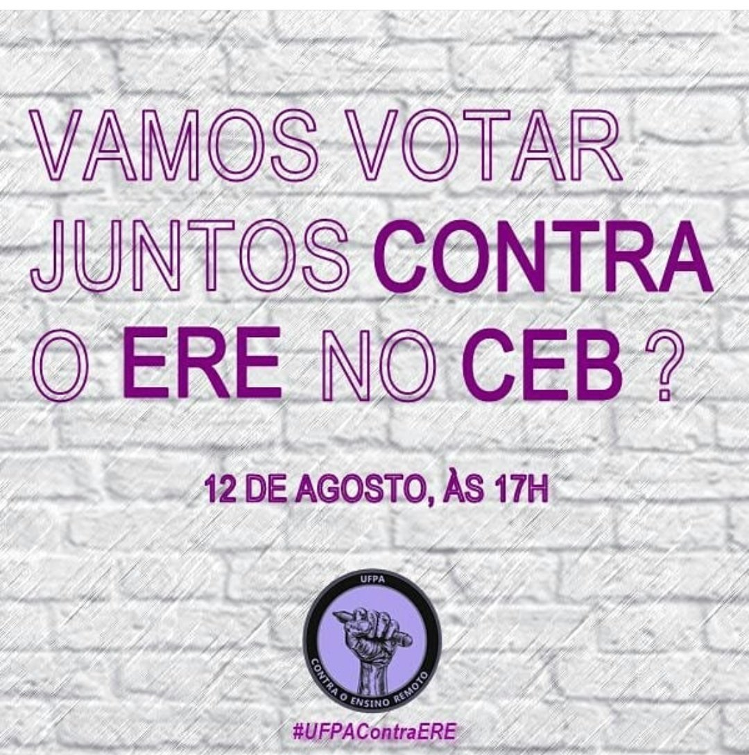 UFPAContraOERE's tweet photo. Ei você! Se liga aqui: Propostas do movimento UFPA contra o ensino remoto emergencial para o CEB! (Segue abaixo) #ForaERE https://t.co/UUiRAuYjOH