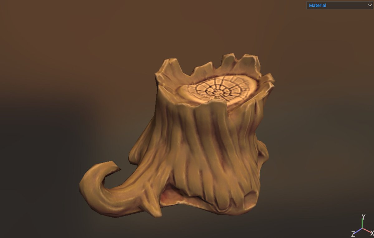 skysm_rblx's tweet photo. Saw 3dex's speed-art on a twee trunk nd wanted to try myself c:

#Roblox #RobloxDev #robloxart #SubstancePainter #ZBrush https://t.co/a9Ye3HEYCS