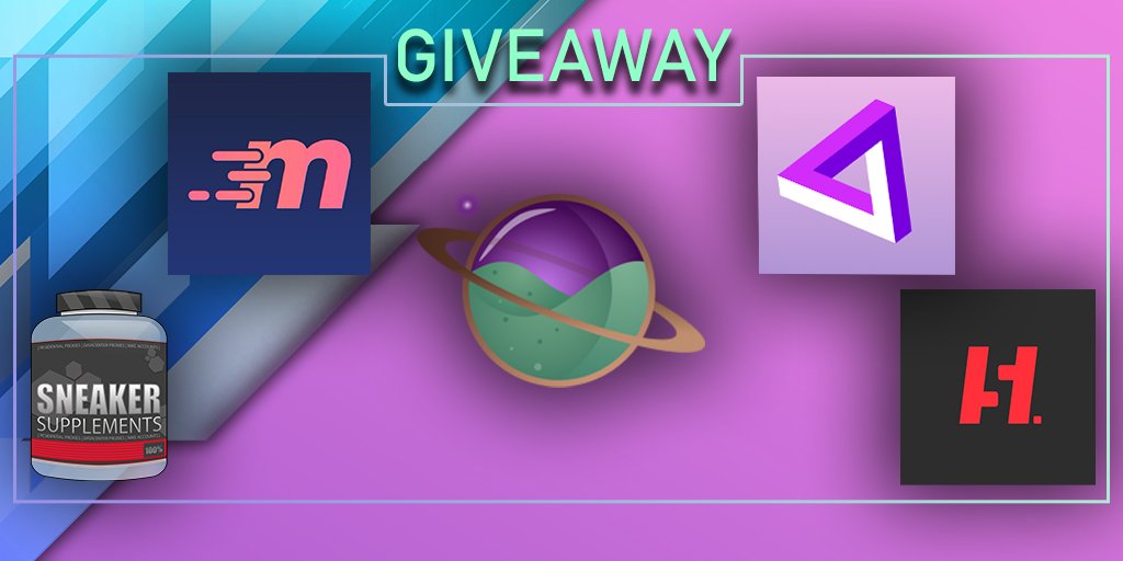 HypeJungleEU's tweet image. 🎉 HUGE GIVEAWAY 🎉

🏆 PRIZES 🏆
@HypeJungleEU - 2 x Beta access
@snkrsupplements - 2 X 1 Residential GB plan
@MotionIOS - 1 x MotionIOS copy
@thehypesply - 1 x Free month
@ParadoxNotify - 1 x Free month

⬇️ Rules ⬇️
♻️RT♻️ + ♥️ LIKE ♥️ + 
☑️ Follow ☑️ + 👤 Tag one friend 👤