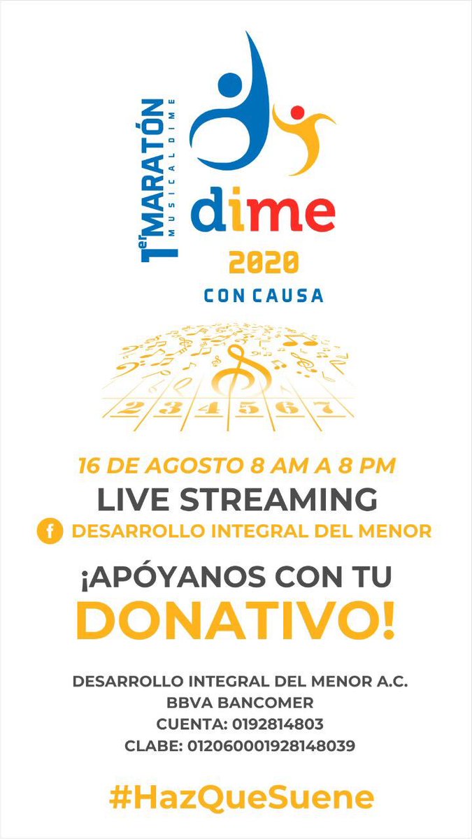 Lorena_Fdz's tweet photo. Les comparto un poco más de que trata la #AsociaciónCivil #DIMEAC
¡Sigue nuestra transmisión el domingo 16 de agosto a partir de las 8:00 a.m. y ayuda con tu donativo! #HazQueSuene #AyudaHumanitaria #OrquestasInfantiles #Cultura #Arte 🎻🎼🎷✨ https://t.co/3c2OzvK2eV