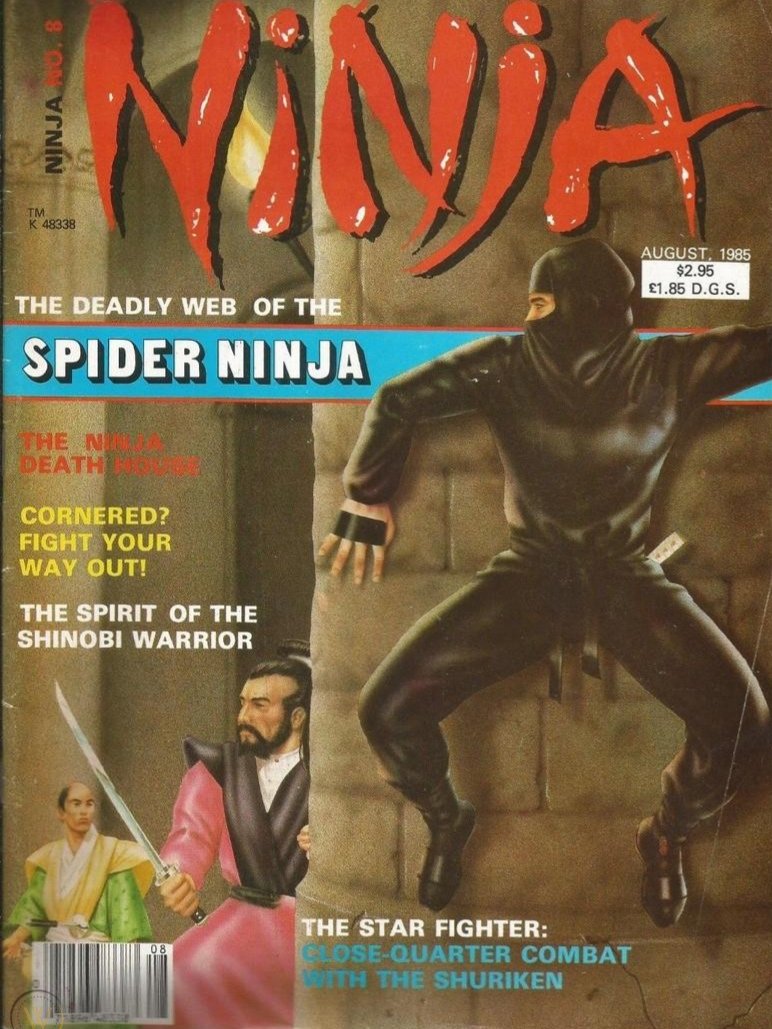 The Spider Ninja: hates it when you put a glass over him then slide a sheet of paper under it...