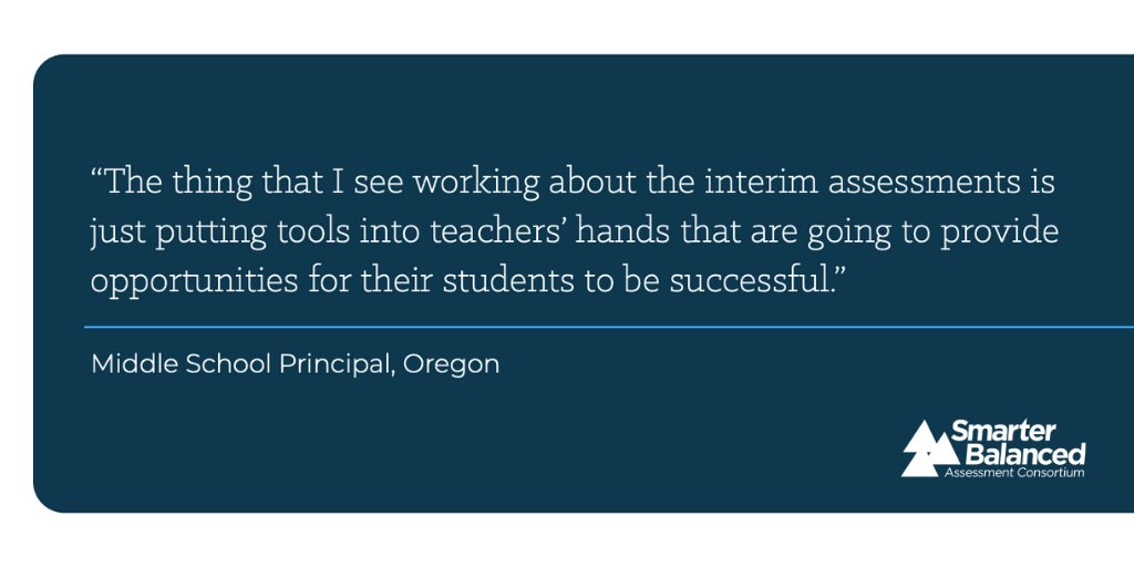 SmarterBalanced's tweet photo. The #BackToSchool Assessment Playbook connects teachers with the info they need to make the best use of #SmarterBalanced tools, like #SBInterims. The Playbook gives teachers a clear game plan for the coming school year! Download here: https://t.co/2HHnkaSa5N https://t.co/EsWkUGQt0Z