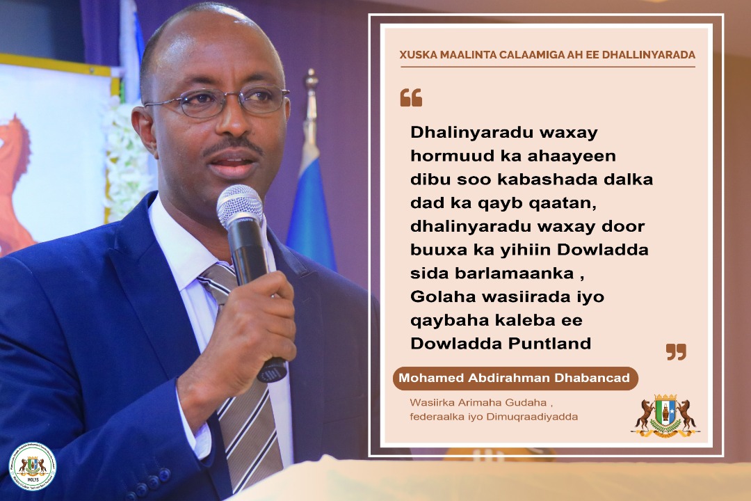 MoLYS_Puntland's tweet photo. Minister of Interior Affairs, Federalism and Democratization of #Puntland Mohamed Dhabancad urged youth to be instrumental in restoring the Somalia nation.
#Molyspl2020
#12AugustPl
#YouthDay
#IYD2020 https://t.co/G87ZcqtgsL