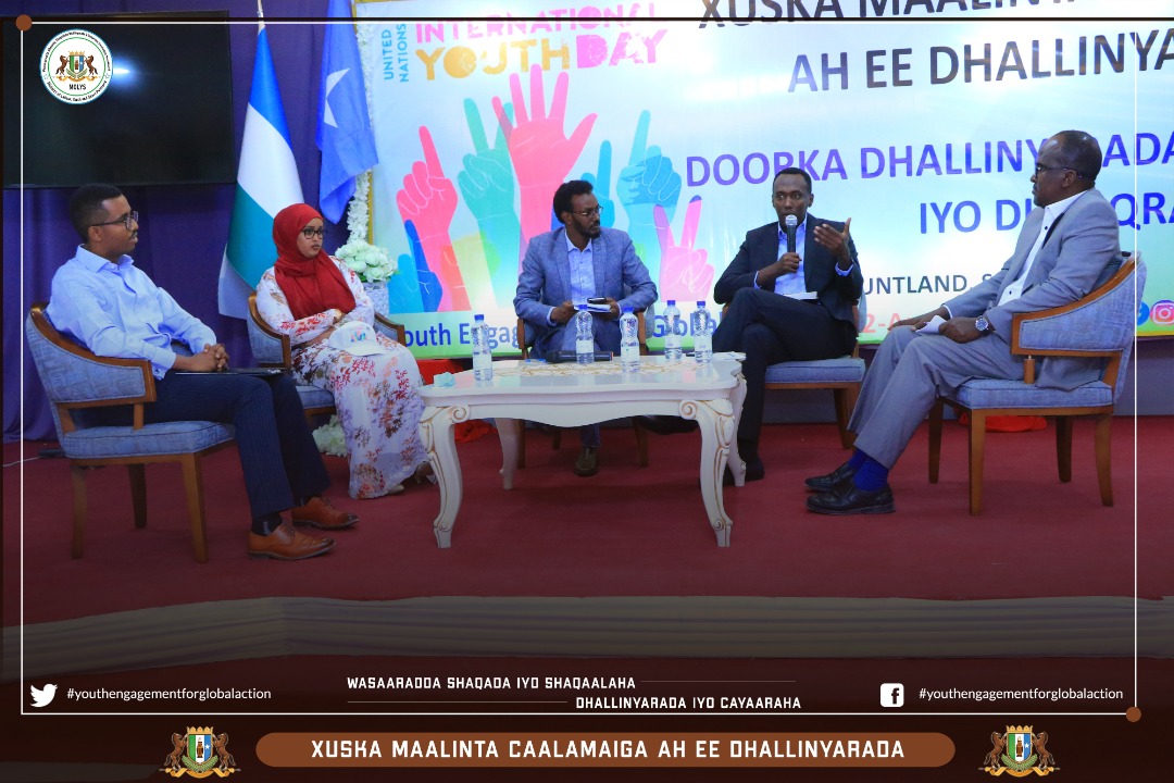 MoLYS_Puntland's tweet photo. The panelists agreed on the necessity of youth's involvement in politics; youth development and the opportunity for Puntland youth in the democratizarion process.
#Molyspl2020
#12AugustPl
#Youthday
#IYD2020 https://t.co/QDpJ8hF5kw