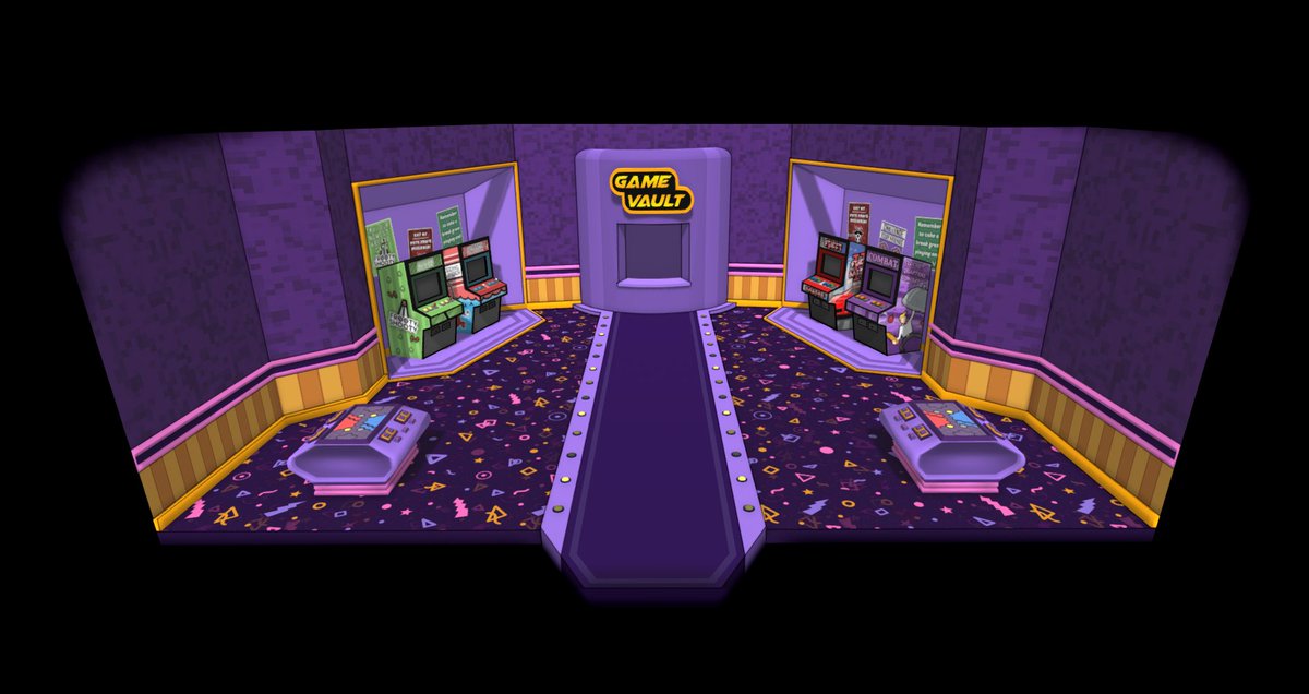 Clock_Out_Games's tweet photo. Here's the inside of our Arcade! 🎮 To see more about our buildings and the rest of our game, check out our discord: https://t.co/LVnSkzkAJG #PaperAcres #gamedev #indiegame #indiedev https://t.co/9bMJplEE5x