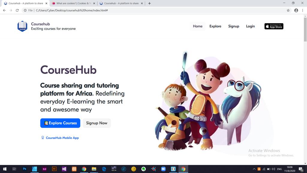 tanyathecoder's tweet photo. Old or new design #coursehub https://t.co/tOSZFXvfM0