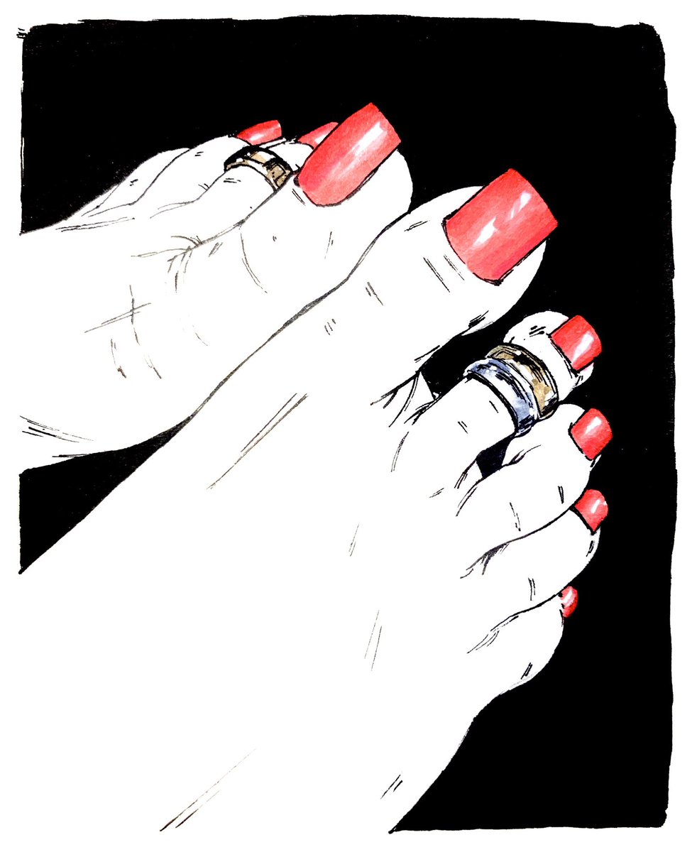 toenailprint's tweet photo. What’s your favorite polish color?Mines is hot pink closely followed by black, of course. 💅🏾 https://t.co/MeeRxtvC2m