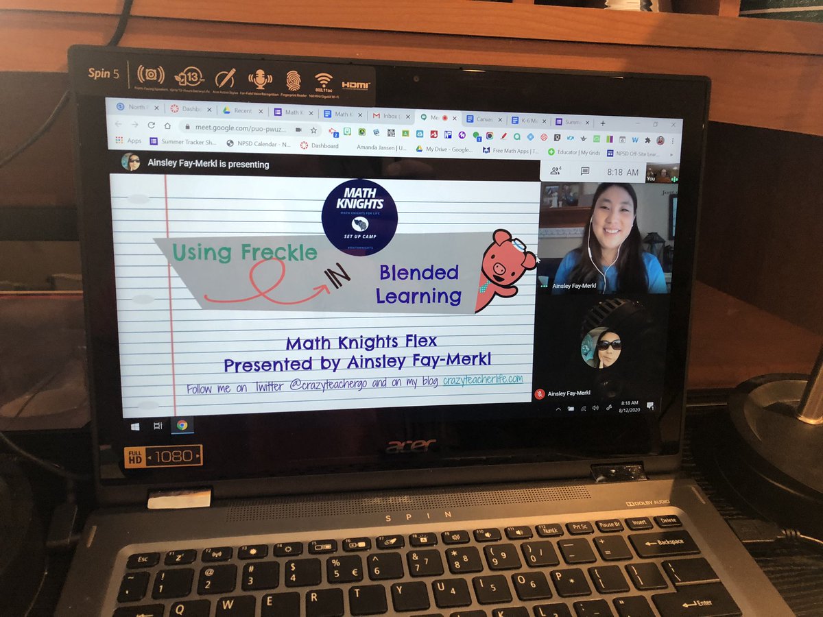 RonMartiello's tweet photo. Another Succesful #MathKnights Digital Summit with @crazyteachergo leading a powerful discussion on using @learnfreckle in #BlendedMath. You crushed it, Ainsley! #3rdchat
I love gathering with our Math Knights. They are a phenomenal group of educators! @NPSD https://t.co/FDmOM0rWQK