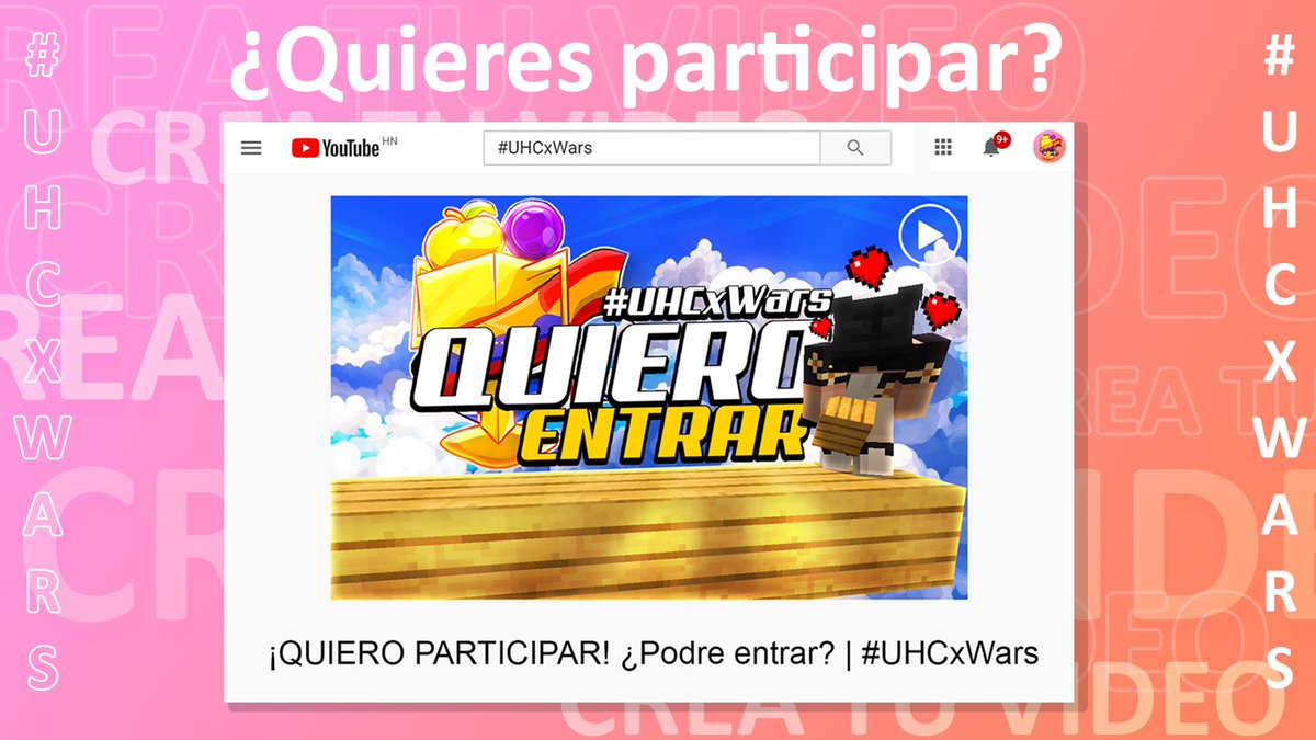 UHCxSkywars's tweet photo. ¿Quieres participar?
Has tu video donde demuestres tu nivel y agilidad en Skywars! 

Utiliza el #UHCxWars en Youtube

En la descripción tienes que poner tu twitter, De que pais eres y tu Discord.

¿Que esperas? Apresurate en participar!

❤️&amp; 🔁 https://t.co/bdvKkW0h4b
