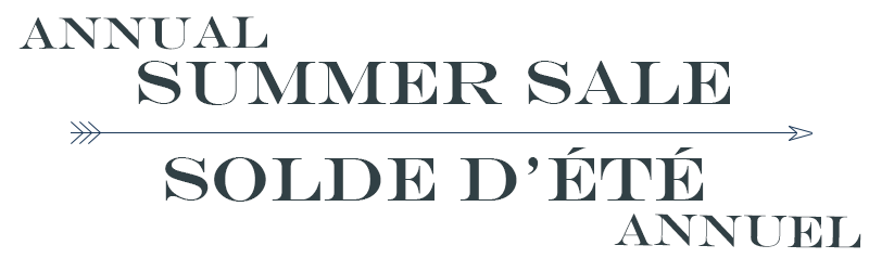 Annual Summer Sale - Solde d'été annuel - mailchi.mp/543d575bd60d/a…