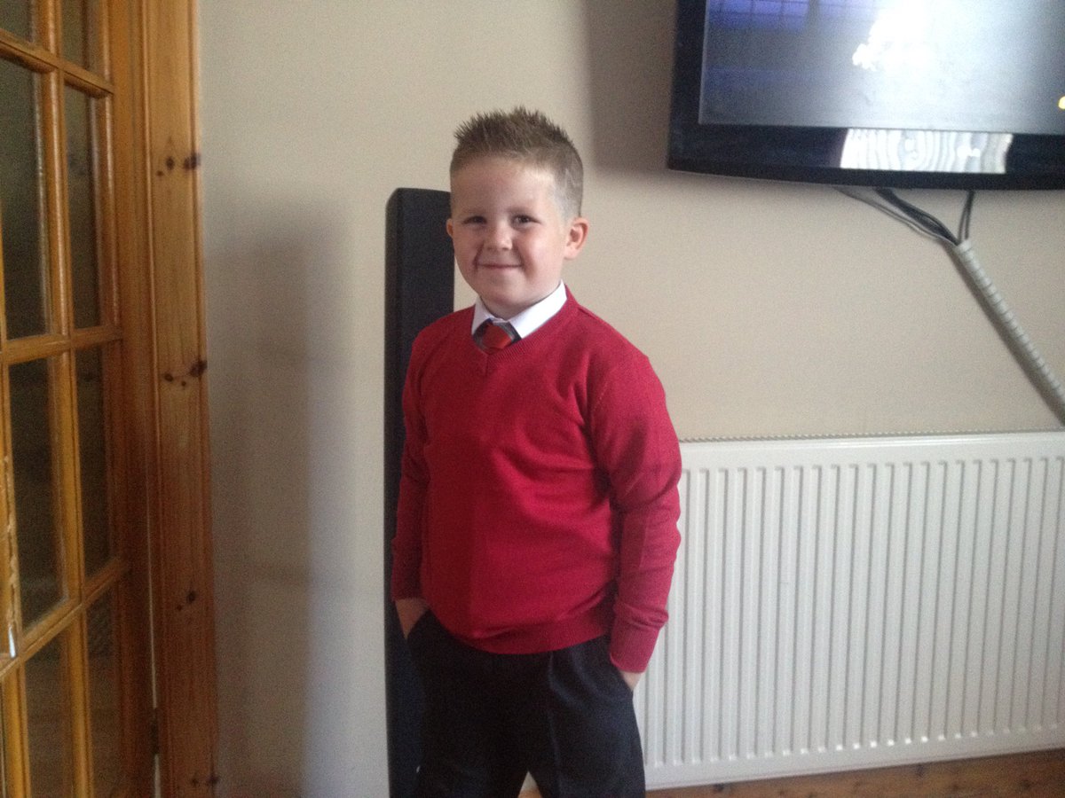 chellegav's tweet photo. From his first day in primary 1 to his first day in primary 7. He’s came a long way! Enjoy your last year Millar. You makes us proud everyday #bigdognow #topoftheschool #alwaysthebabyofthefamily @weemilzo2009 @AnnickPS https://t.co/sceQFXnhRf