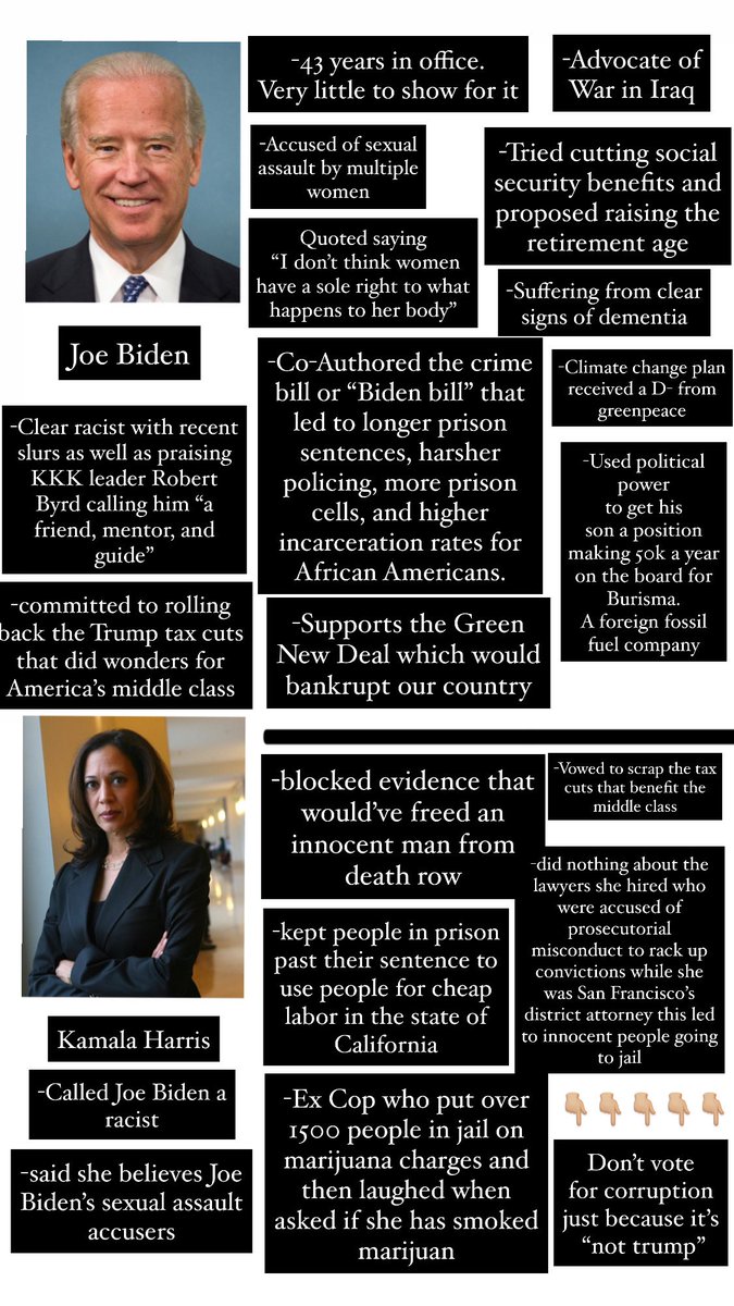 Don’t let the media trick you into “voting Biden to remove Trump” ***THREAD***