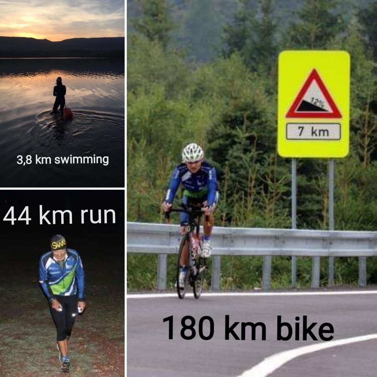 9 days to start Krusnoman Extreme Punk Triathlon (4km swimming + 180km bike + 44km run). Total altitude 5.400m.