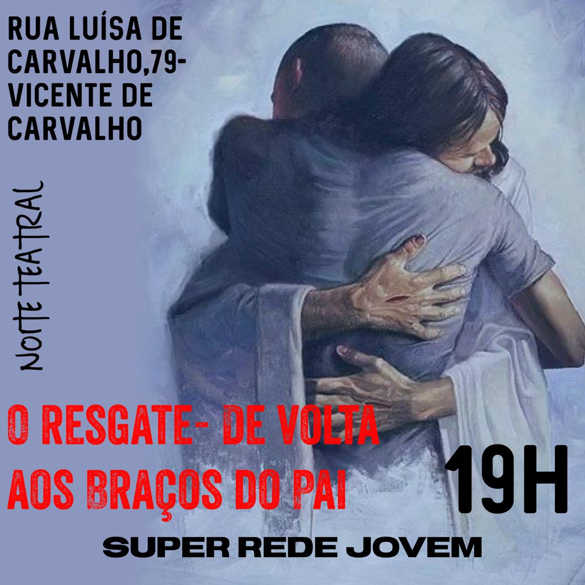 redejovem_srj's tweet photo. FALA GALERAAAAAA!!
.
SÁBADO 15/08 VAI ROLAR NOSSA NOITE TEATRAL, NÃO DEIXEM DE CONVIDAR 1 AMIGO QUE PRECISA SER RESGATADO DE VOLTA!!! 🔥🔥
.
#JUVENTUDESRJ #SRJ #NOITETEATRAL #DEVOLTA #NOSSAREDE #NOSSACASA #VEMPRAREDE https://t.co/BPDRa5i4dJ
