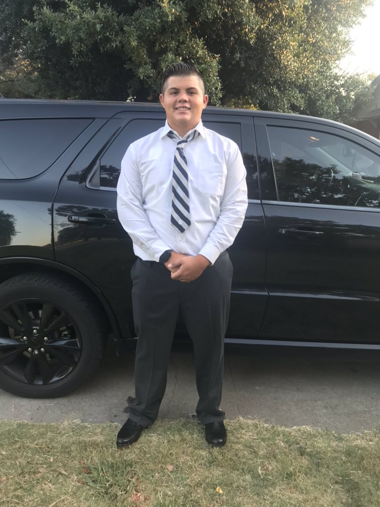 DianaFern1980's tweet image. He cleans up ok I guess.... 😂😂  can’t wait to see what the future holds for this kid! #NCHS #classsof2024 #🏈⚾️