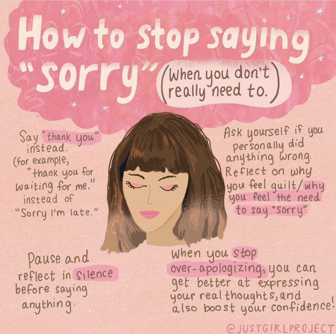 Great words to live by <a href="/justgirlproject/">The Just Girl Project</a>