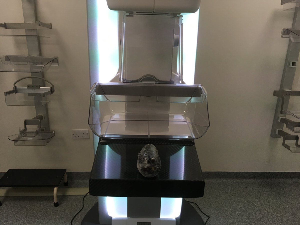 TracyBullock12's tweet image. Visited breast imaging team with our new Director if Comms. They were training on the very latest imaging equipment which will help in clinical decision-making and support patients in the care they need.  On my visit we saw just how this worked using a aubergine!