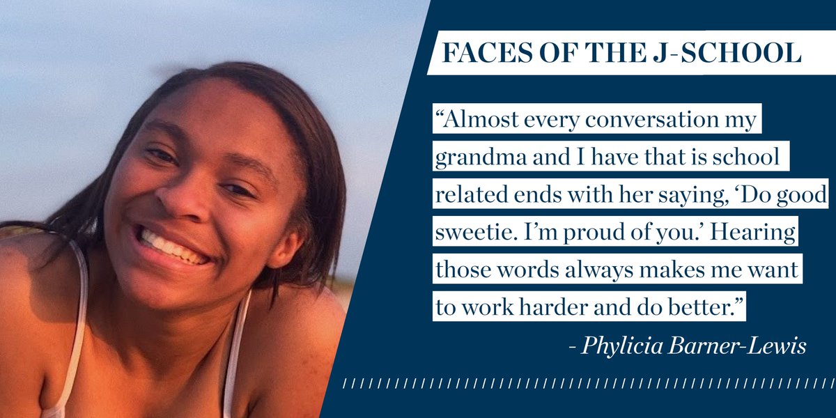 KUJournalism's tweet photo. Formerly a Mizzou fan, Phylicia Barner-Lewis fell in love with KU as soon as she stepped foot in Lawrence. Learn more about Phylicia in our Faces of the J-School feature. https://t.co/c0iHw4l73G #KUstudent #JayhawkJournalist https://t.co/p30E4bIJQc