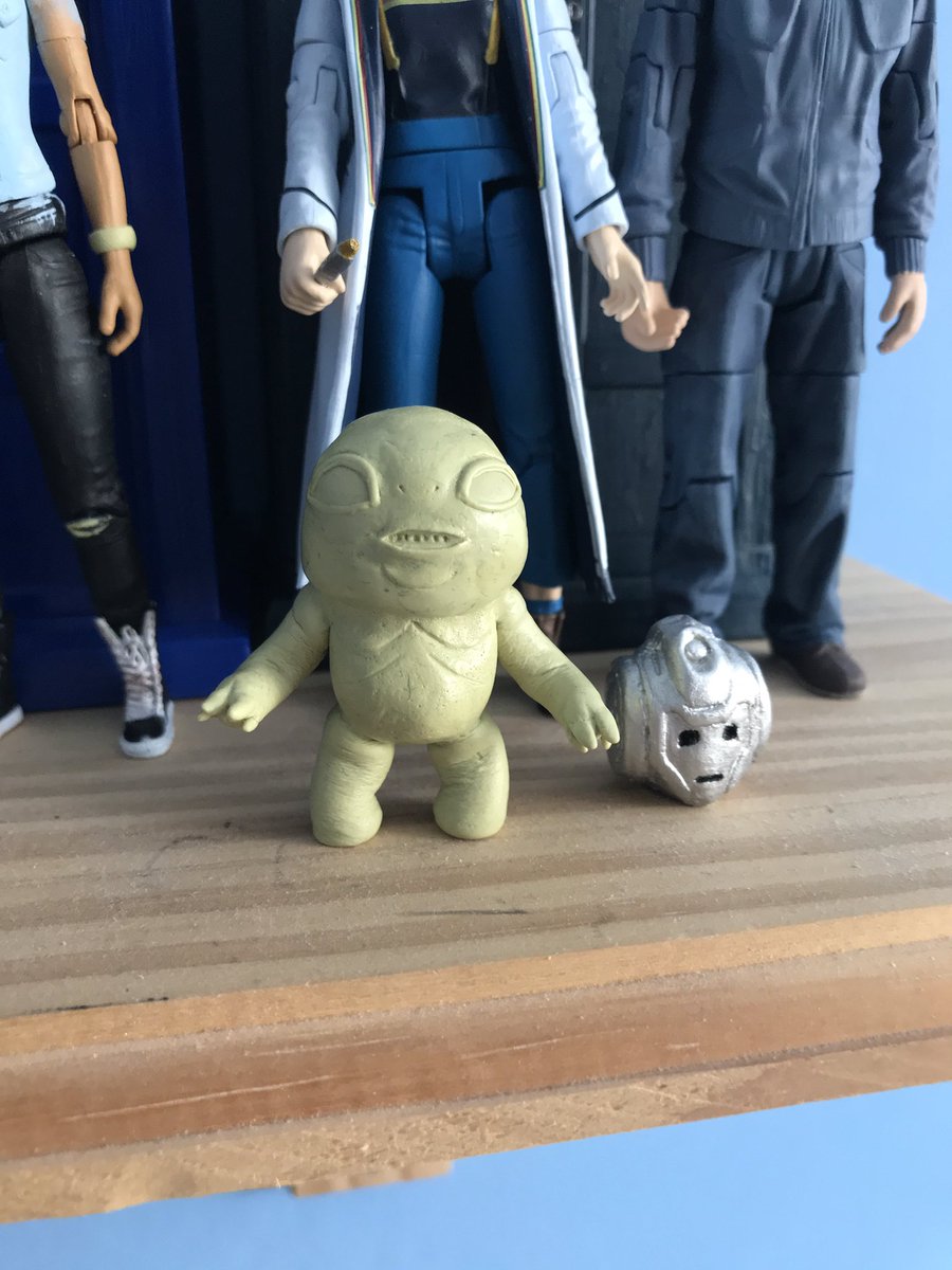 Cook11Joseph's tweet photo. Pting models are still for sale at £24. If you buy one now, I’ll throw in a head cast of your choice from the options below: 

#DoctorWho #TARDIS #Cybermen #Dalek #actionfigures #doctorwhocustomfigures #customdoctorwho #jodiewhittaker #petercapaldi #davidtennant #headcast #ebay https://t.co/JUx1etkC8E
