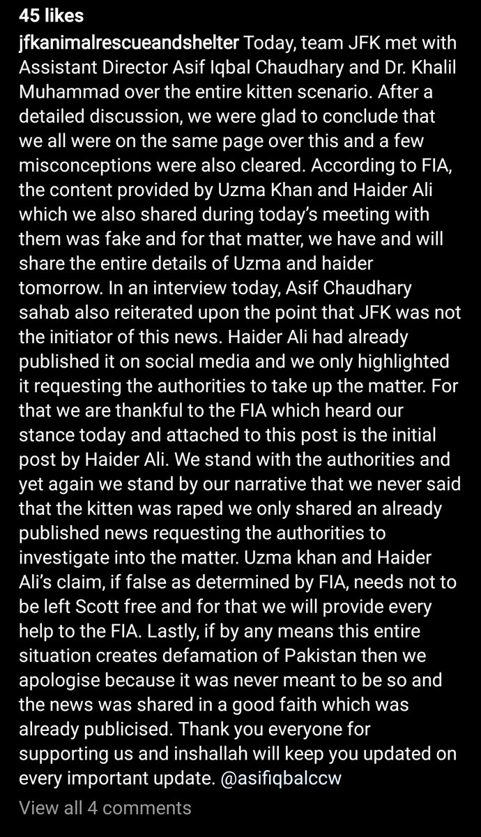 I know I keep coming back to this thread but I promise this is last (I hope so).JFK page and people behind it have finally been given a 'software update'. This public apology was demanded a week ago and that was the time. Now they have just exposed themselves. I'm not sorry.