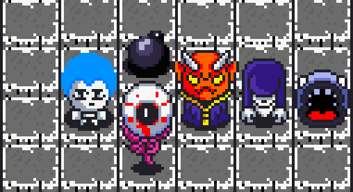 vinniephael's tweet photo. Inimiguis reunidos 😅 #pixelart #retrogame #indiegame #gamedev #arcade #contruct3 https://t.co/txdd9ScmvY