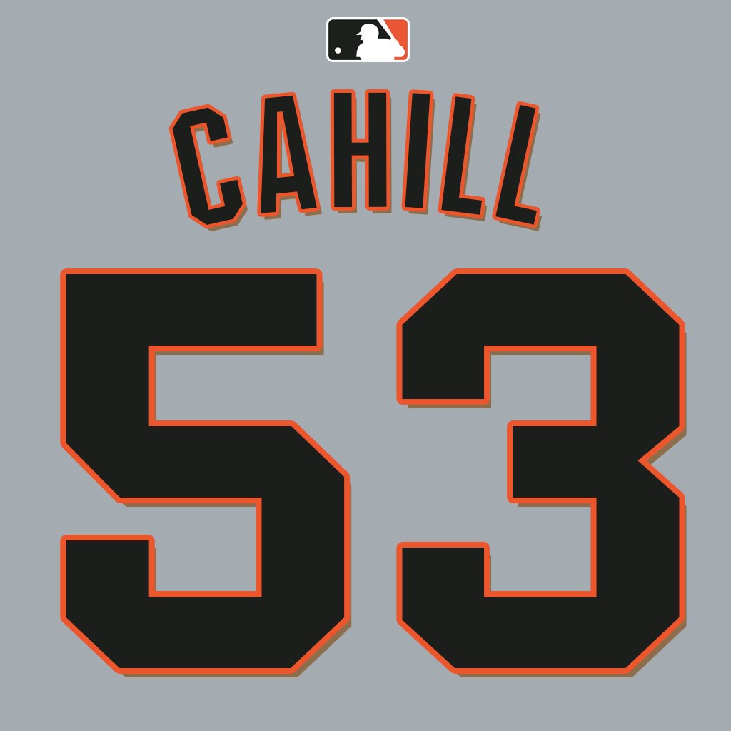 RHP Trevor Cahill will wear number 