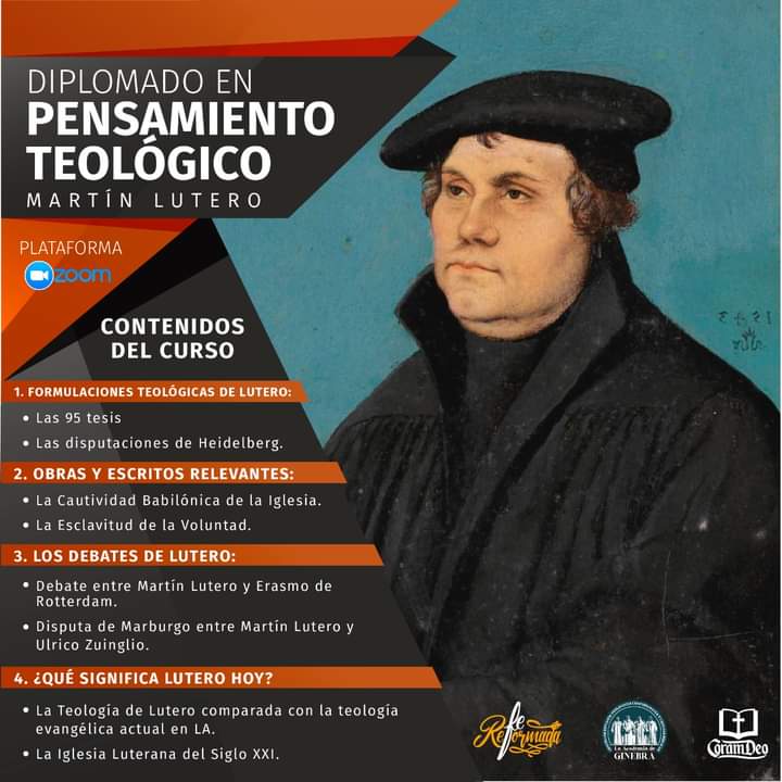 fereformadagt's tweet photo. El día de hoy continuamos con el «Diplomado en Pensamiento Teológico de Martín Lutero» de La Academia de Ginebra, analizando sus escritos relevantes: «La Cautividad Babilónica de la Iglesia» y sobre «La Esclavitud de la Libertad». 

#FeReformada #AcademiaGinebra https://t.co/N9215ItKay