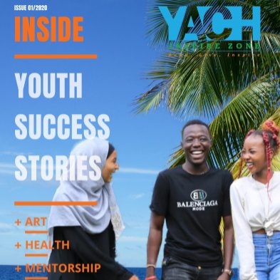 As we mark this year's #InternationalYouthday we celebrate the YACH from @KilifiCountyKE and <a href="/MombasaCountyKe/">Mombasa County</a>  for launching the YACH INSPIRE ZONE. This new magazine put together by youth and for youth. Read these inspiring success stories. bit.ly/3fUgwMN