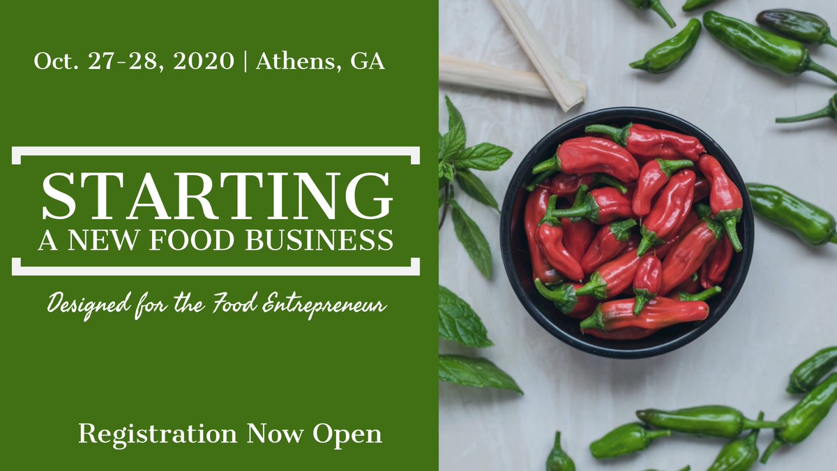 UGAEFS's tweet image. We're back and in full swing! Hurry to register for our three newly scheduled workshops! Registrations will be capped at 20 to maintain social distancing! #EFS #UGA #FoodScience #HACCP