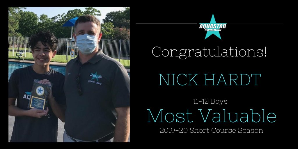 Nick qualified to swim 7 individual events at TAGS. He qualified for finals in 6 events swimming a total of 5 personal best times &amp; scoring 62 points for Aquastar! His top 10 finishes include:

2nd - 200 Fly
3rd - 100 Free
9th - 100 IM &amp; 50 Fly

Way to go Nick! #SwimWithTheBest