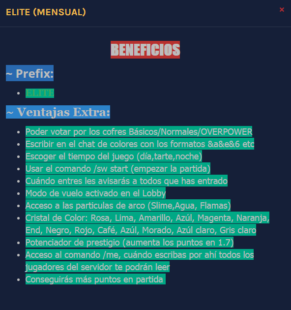 HeartBoxNT's tweet image. Skywars vuelve este sábadooooooooo
Y para eso sortearemos 2 rangos (VIP) (TEMPORAL)
y 1 rango (ELITE) (TEMPORAL)
Para participar.
Síguenos @HeartBoxNT 
Retweet
Recuerda colocar tu nick en los comentarios :D