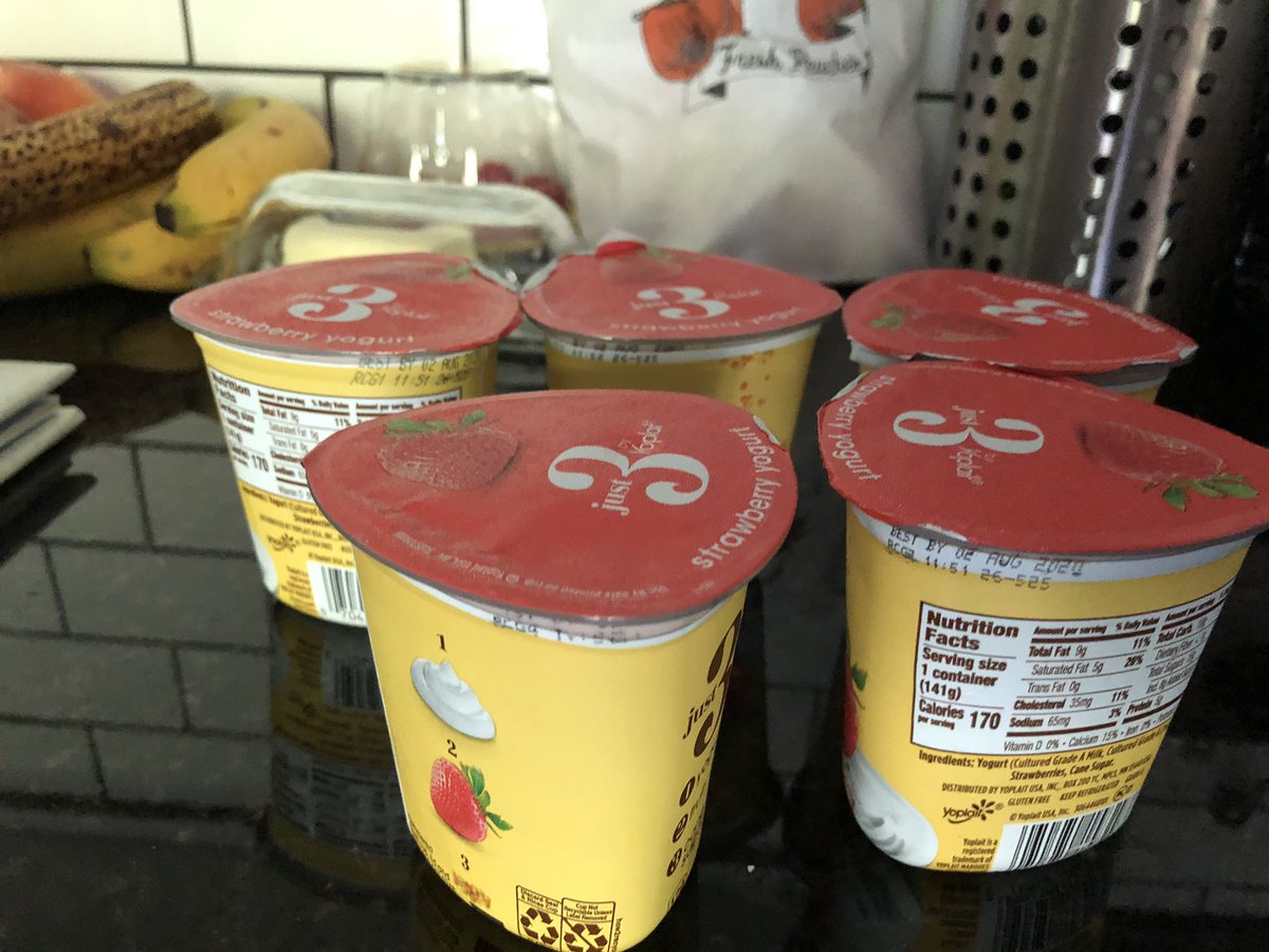 goebelchris's tweet photo. @kroger bought some yogurt yesterday at a store out of our way because local store not carrying this line anymore...got home to see the yogurt had expired...9 days prior! https://t.co/vxuGBy0liE