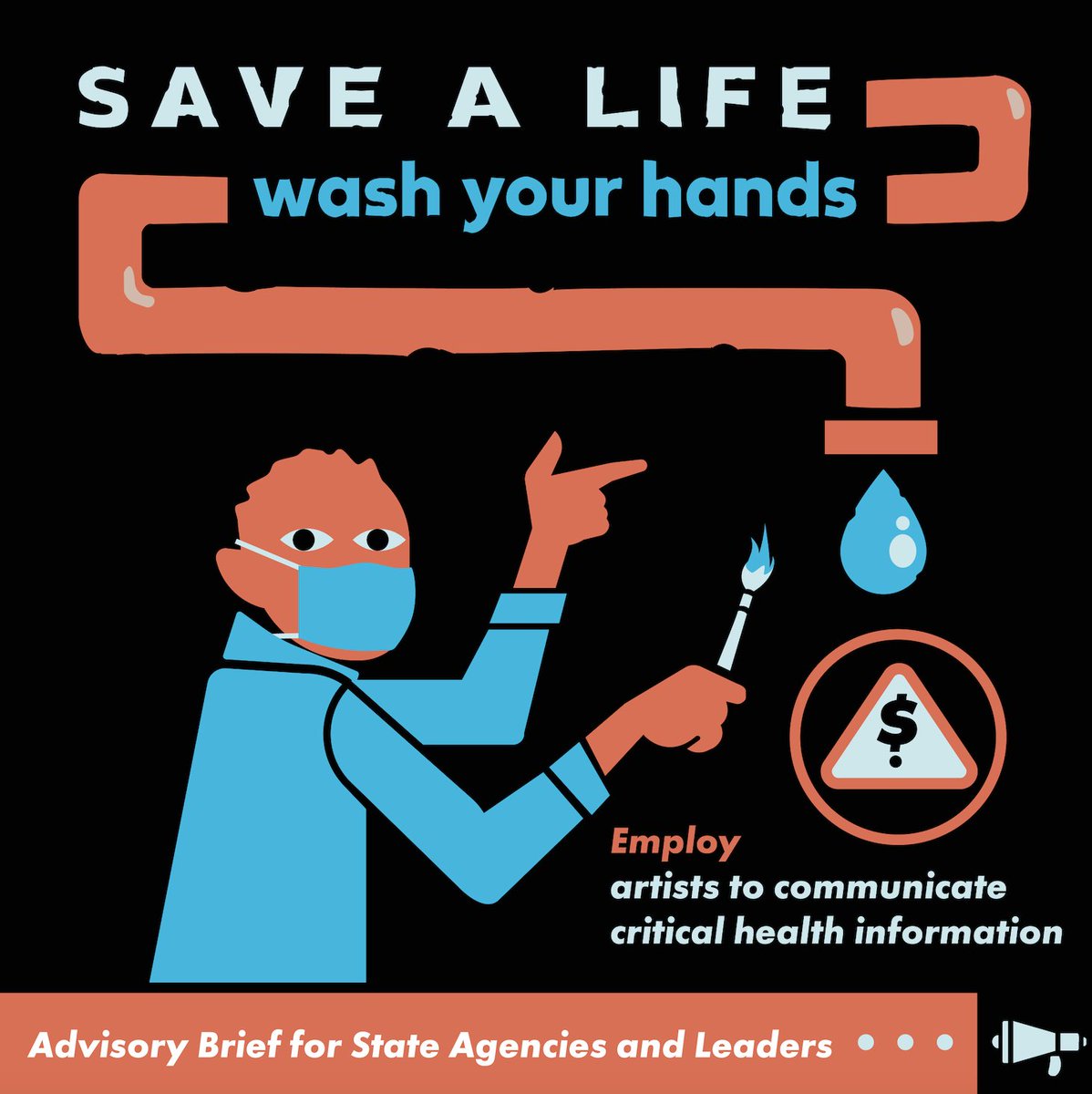 UFCAM's tweet photo. The arts communicate in engaging and culturally relevant ways. 📣Calling on state agencies and leaders to hire artists and arts organizations to co-create urgent #PublicHealth messages. Use and share the #COVID19 #ArtsResponse #AdvisoryBrief
👉 https://t.co/gvATdoEbQi 👈 https://t.co/Yczq5tiZqP
