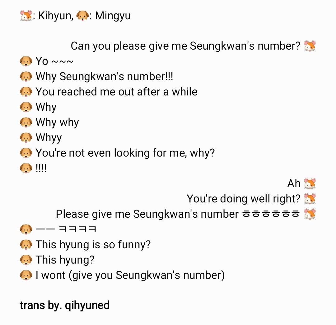 showhosbby's tweet photo. one of the funniest moments in kpop istg mingyu was so hurt by kihyun https://t.co/2M7bFI1uPW
