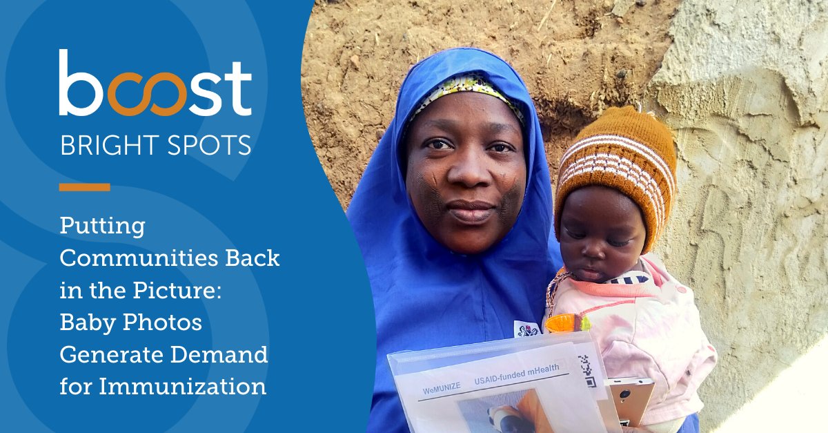 sabinvaccine's tweet photo. @BlackSWTech launched WeMUNIZE to increase childhood #immunization in Sokoto, Nigeria. Health workers would take photos of the child after each visit, which incentivized more caregivers to access services! Read the story here: https://t.co/1K9y7B7ewq https://t.co/OMmNIXyWuF