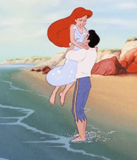 vmin as prince eric and ariel from the little mermaid — a heartbreaking thread