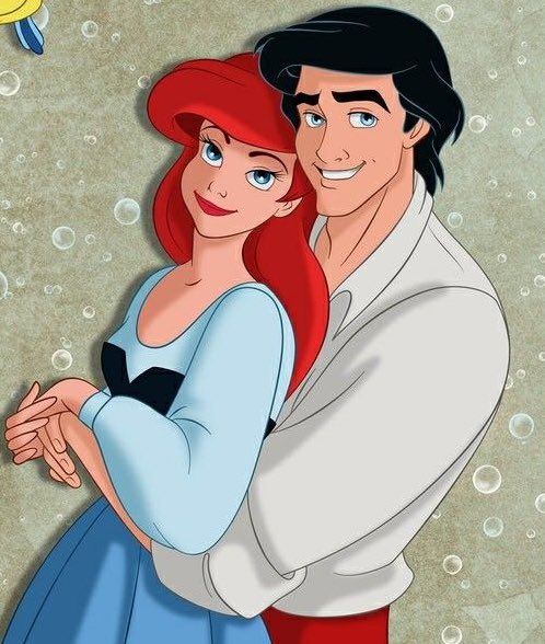 vmin as prince eric and ariel from the little mermaid — a heartbreaking thread