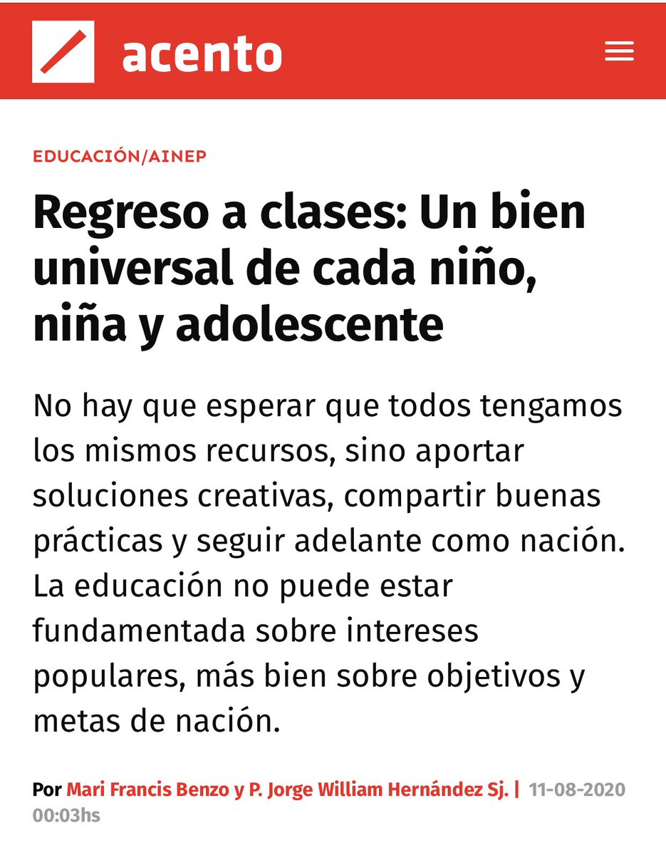 aineprd's tweet photo. Les compartimos el cuarto artículo redactado por la Comisión de Medios AINEP publicado en la sección opinión de @acentodiario https://t.co/9gdsphV7as #todossomosainep #ainep #proyectosuci #ainepinforma #juntossomosmasfuertes https://t.co/vvbsJ6HbvZ