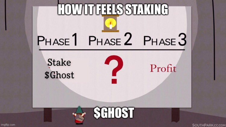 GhostByREDACTED's tweet photo. STAKE YOUR GHOST 👻👻

#GhostMemeContest 

@GhostbyMcAfee $Ghost #Ghost #GhostMemes #Ghostx #soon #Staking #Hot #Cold https://t.co/w2AAtTPAPr
