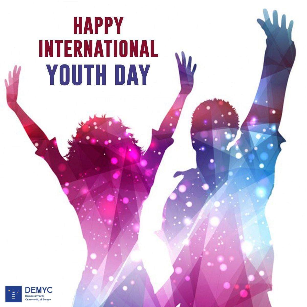 🎈Happy #InternationalYouthDay 

🔹Today we at <a href="/DEMYC_org/">DEMYC</a> celebrate #Youth voices and their activities worldwide 📢
🔹Youth are the present not just the future.
🌍 Let’s continue empowering our brave young people to be the positive change makers in all our countries.
#YouthPower