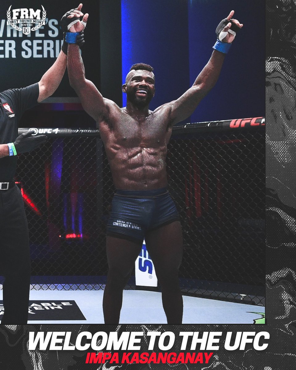 Welcome to the UFC <a href="/kingimpa/">Impa Kasanganay</a>! Well earned &amp; well deserved! #FRMFam