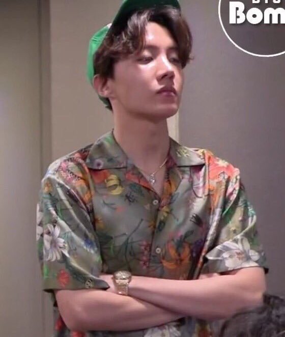 When we went feral with this whole boyfriend material Hoseok looking intimidating