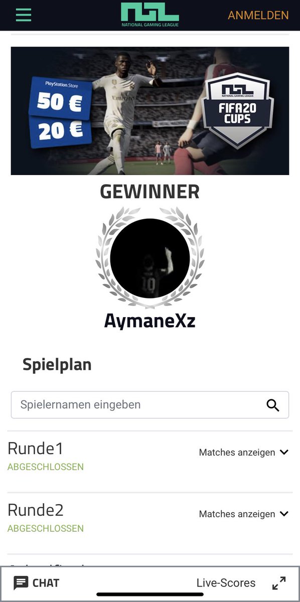 AymaneMKL's tweet image. 1🥇
Beim @ngl_esport FUT Open Cup #P26 50€ Gewonnen🔥
GG an alle Gegner.