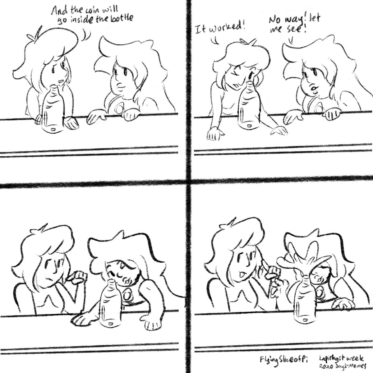 flyingsliceofpi's tweet photo. Day 3 of @LapithystWeek ! #su #suf #lapis #amethyst #LapithystWeek https://t.co/lZeS8j4e0e