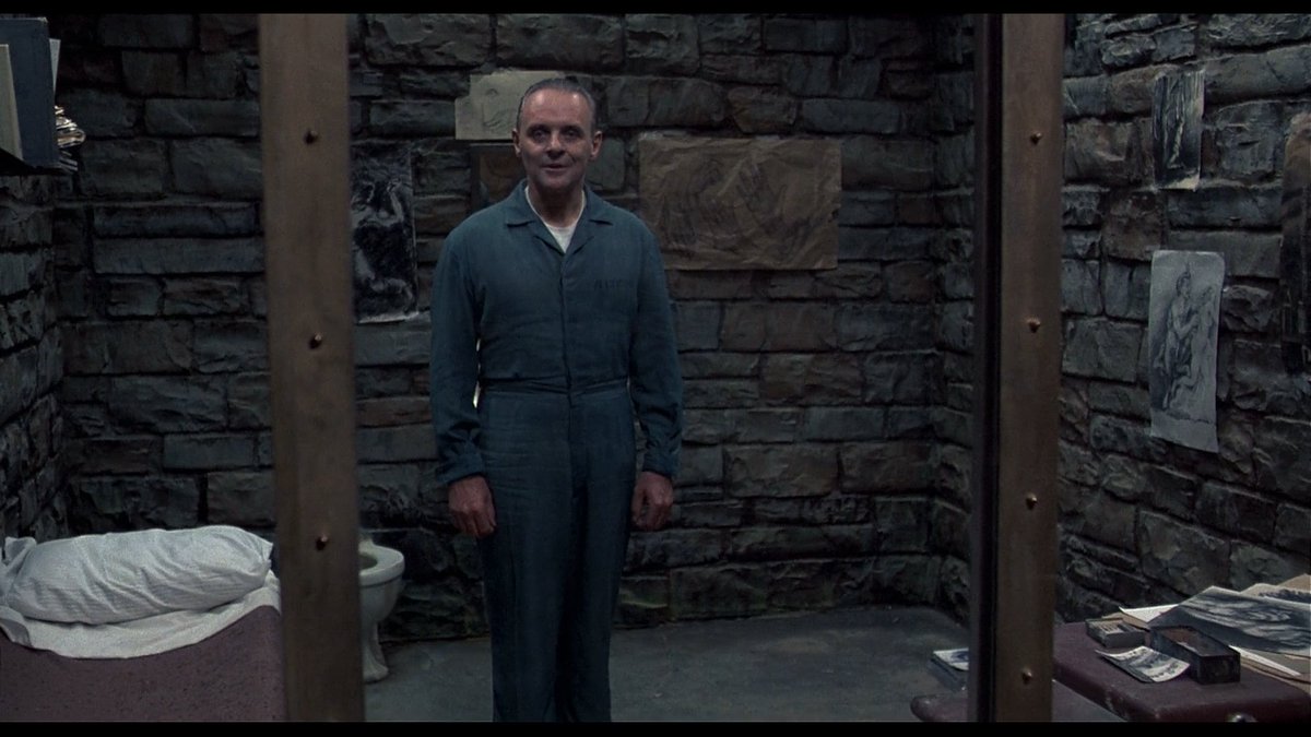 unfortunately now i am imagining lecter t-posing in his cell which is approximately 500x funnier