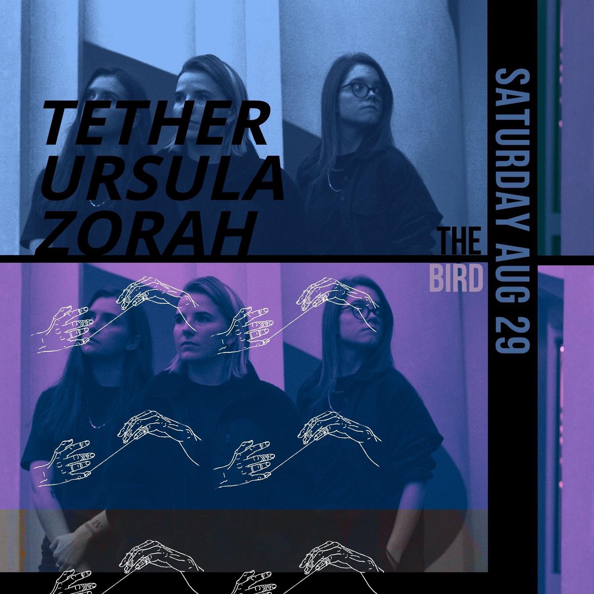 To celebrate the release of Separate we’re throwing a party at <a href="/_the_bird/">thebird</a> with friends Zorah + Ursula 🔹🔹🔹 see u there 💙