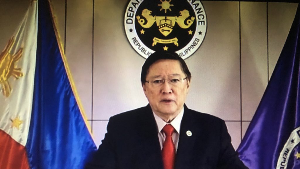 Finance Secretary Carlos Dominguez during the AREIT listing: The public offer is a strong vote of confidence on the strong economic prospects.